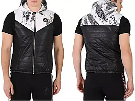 ROBERTO CAVALLI Mens Hooded Vest, Куртка, Жилет, Питон Python, XL Made in Italy ORIGINAL