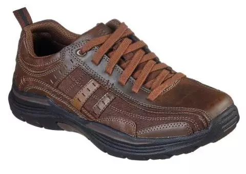 SKECHERS Mens Բոթաս Oxford Кроссовки LEATHER 43 Wide ORIGINAL - ԱՄՆ-ից մատչելի գին