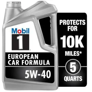 Mobil 1 Full Synthetic Motor Oil 5W-40, Euro car. Original 4.73l. USA