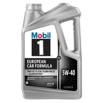 Mobil 1 Full Synthetic Motor Oil 5W-40, Euro car. Original 4.73l. USA