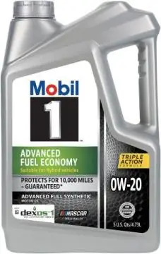 Mobil 1 Advanced Fuel Economy Full Synthetic Motor Oil 0W-20