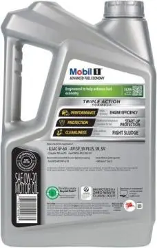 Mobil 1 Advanced Fuel Economy Full Synthetic Motor Oil 0W-20