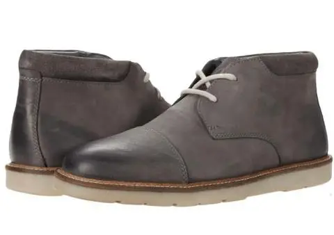 CLARKS Mens Chukka Boots Shoes Premium Nubuck Leather, 42,5 - 44,5 ORIGINAL - ԱՄՆ-ից մատչելի գին