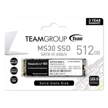 TEAMGROUP MS30 512GB M.2 2280 SATA III 6Gb/s New Նոր Առաքում