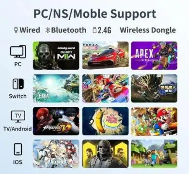 Flydigi Direwolf 2 Wireless/Wired Gaming Controller Support PC/NINTENDO SWITCH/Android/iOS Gamepad